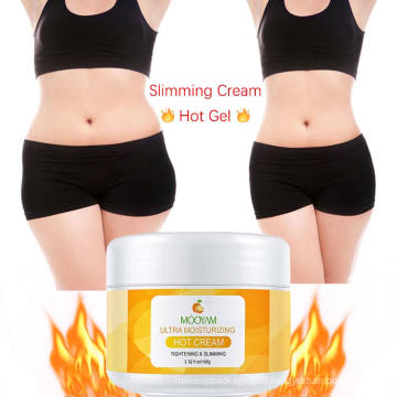 Custom Natural Sweet Waist Slimming Hot Gel Fast Weight Loss Fat Burner Cream Sweat Slimming Cream